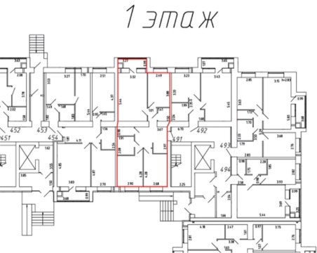 3-к квартира, 1/10 эт., 69м²