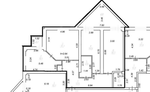 3-к квартира, 7/19 эт., 127м²